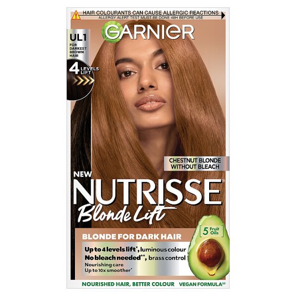 Nutrisse Blondelift Ul1 Chestnut Blonde Permanent Hair Dye