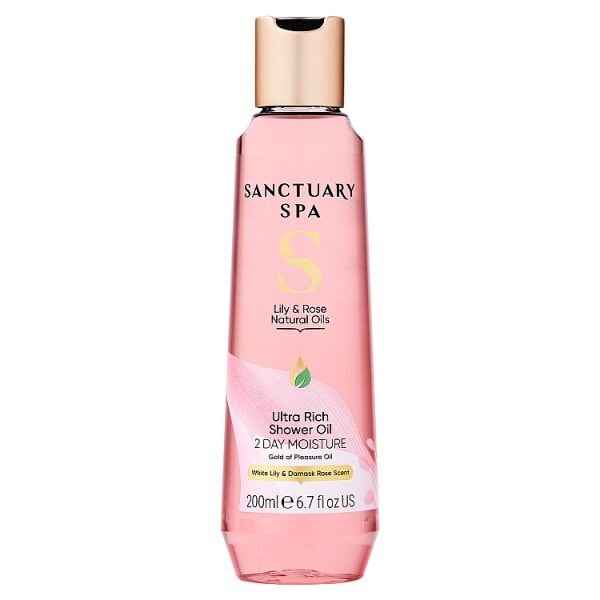 Sanctuary Spa Lily & Rose Natural Oils Ultra Rich Shower Oil 200Ml