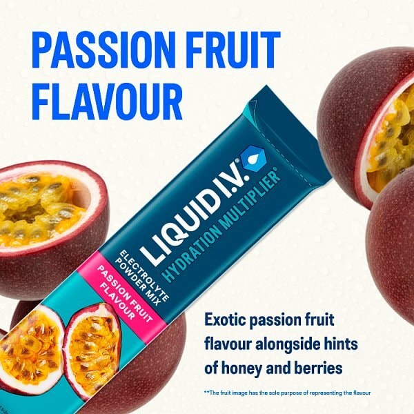 Liquid Iv Electrolyte Powder Mix Passion Fruit X6