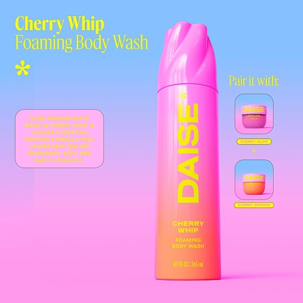 Daise Foaming Body Wash Cherry 265ml
