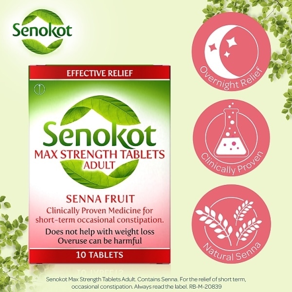 Senokot Max Strength Tablets x 24