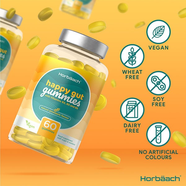 Happy Gut Gummies Are Packed With Friendly Bacteria 