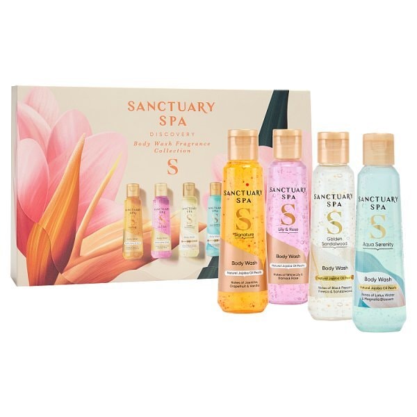Sanctuary Spa Discovery Bodywash Gift Set 4Pk