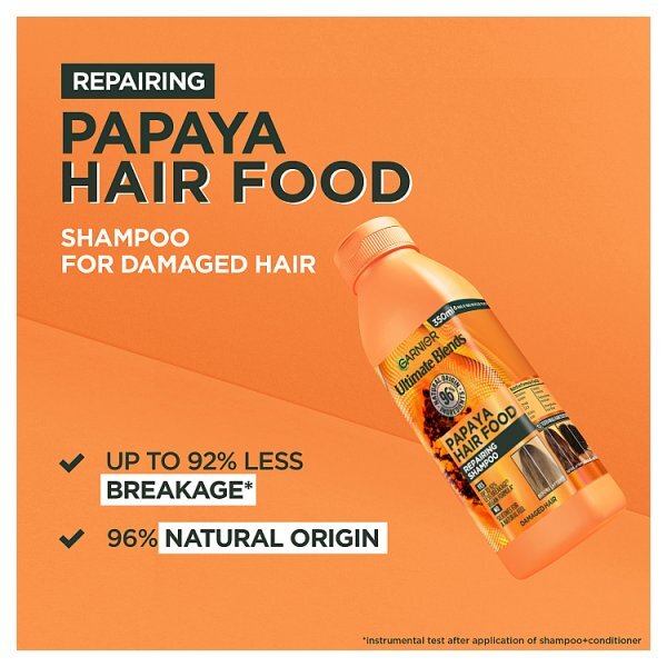 Garnier Ultimate Blends Hair Food Papaya Shampoo 350ml