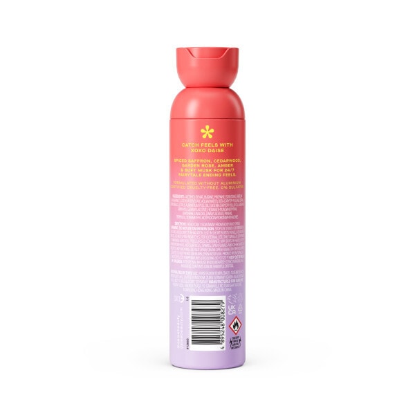 Daise All Body Spray & Deodorant Xoxo Rose & Amber 120 Ml