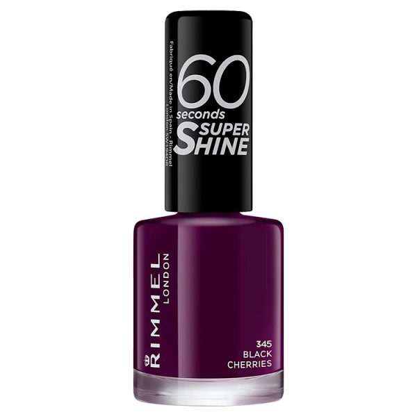 Rimmel Nail Polish 60 Second Black Cherries 8ml