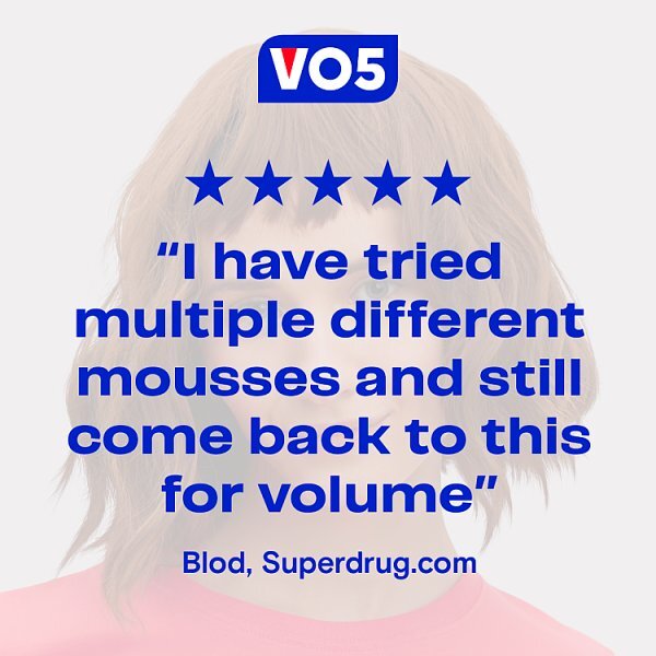 VO5 Big Volume Hair Mousse 200ml