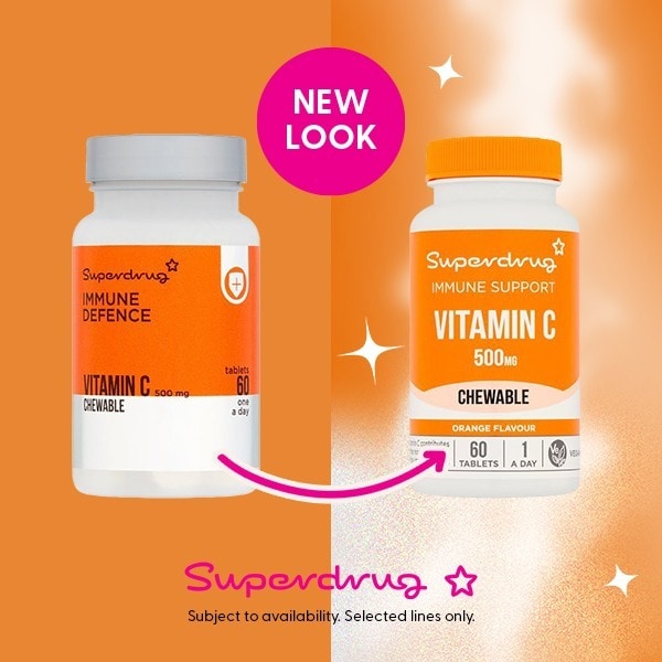 Superdrug Chewable Vitamin C 500mg 60s
