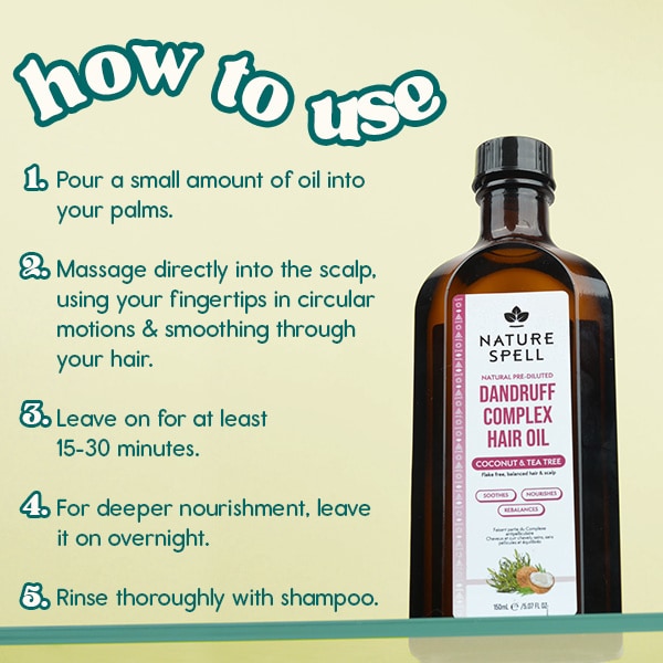 Nature Spell Hair And Scalp Tea Tree And Coconut Oil 150Ml