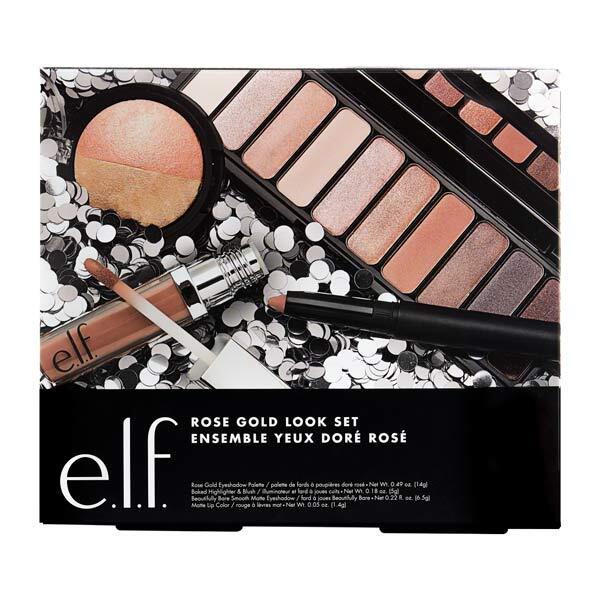 DNR e.l.f. Cosmetics Rose Gold Look Makeup Gift Set