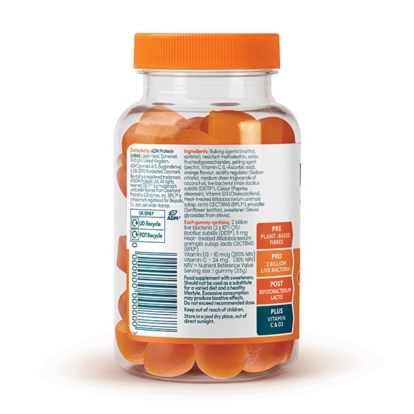 Bio-Kult Orange 3In1 Pre/Pro/Post Biotic Gummies X30