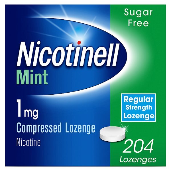 Nicotinell Nicotine Lozenge Stop Smoking Aid, 1 mg, 204 pcs