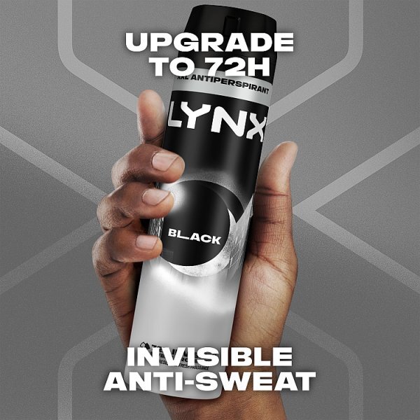 Lynx Black Anti-Perspirant Deodorant Aerosol 250 ml