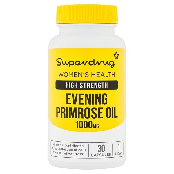 Superdrug High Strength Evening Primrose Oil 1000mg 30s
