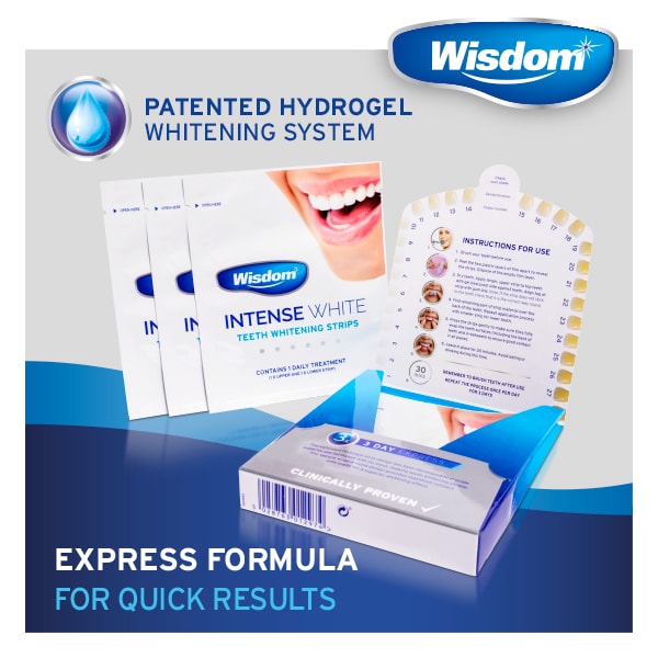 Wisdom Intense White 3 Day Whitening Strips