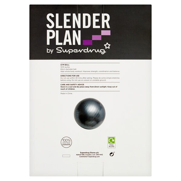 Slenderplan 65cm Gymball with Pump