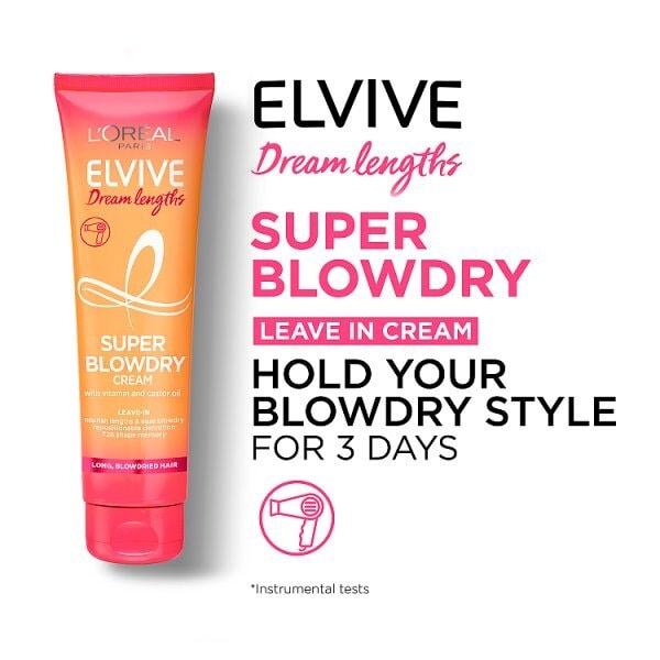 L'Oréal Paris Elvive Dream Lengths Super Blowdry Cream 150ml