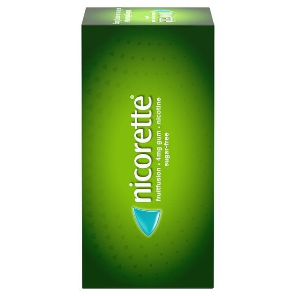Nicorette Fruitfusion 4mg Gum Nicotine 105s (Stop Smoking)