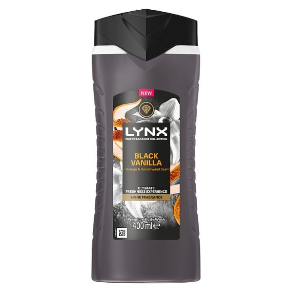 Lynx Fine Fragrance Collection Black Vanilla Premium Body Wash 400 ml