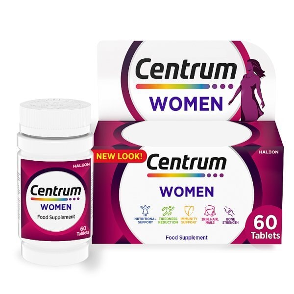 Centrum Women Multivitamins And Minerals, 60 Tablets