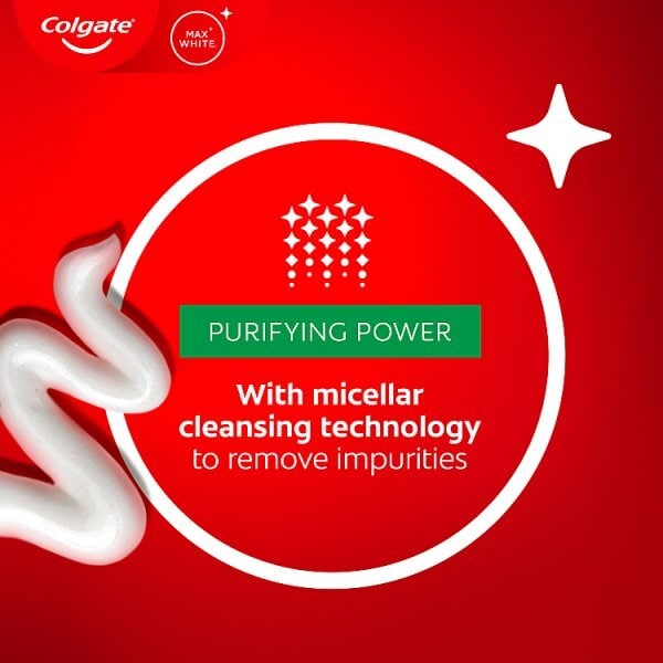 Colgate Max White Clinical Purifying 75Ml Toothpaste