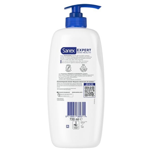 Sanex Expert Moisturising Shower Gel 720ml