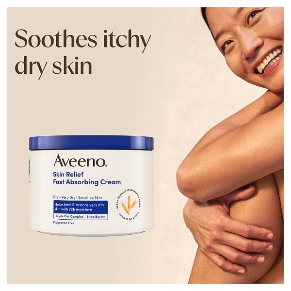 AVEENO Skin Relief light-weight Cream Jar 400ml