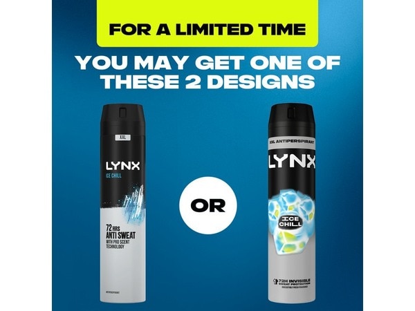 Lynx Ice Chill Anti-Perspirant Deodorant Aerosol 250 ml