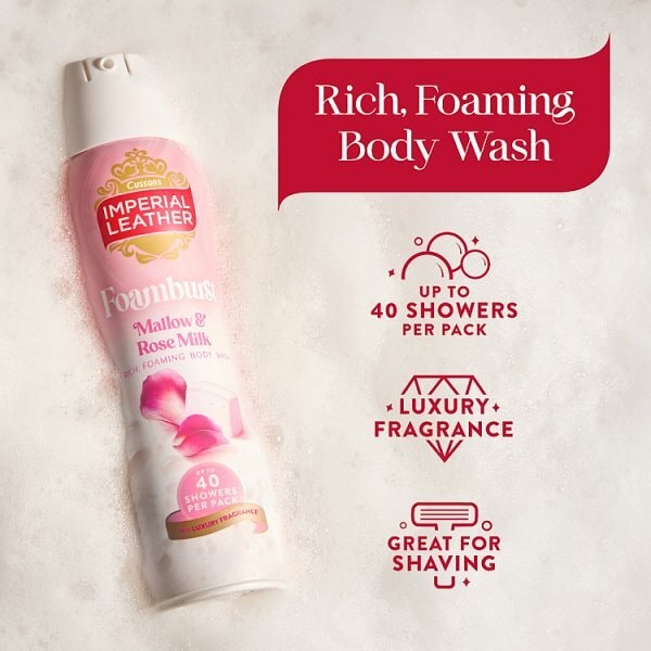Imperial Leather Pampering Foamburst Shower Body Wash 200ml