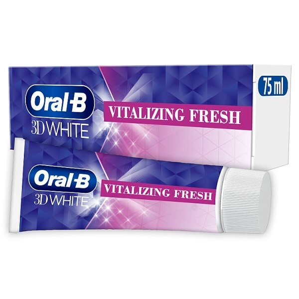 Oral-B 3D White Vitalizing Fresh Whitening Toothpaste 75ml