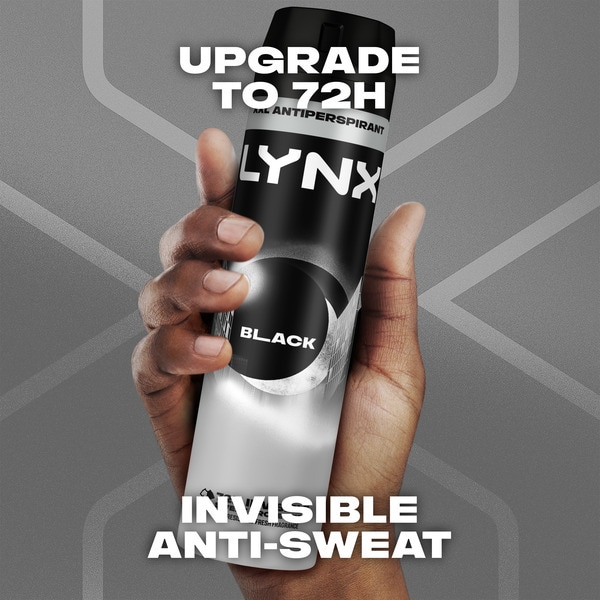 Lynx Black Anti-Perspirant Deodorant Aerosol 250 ml