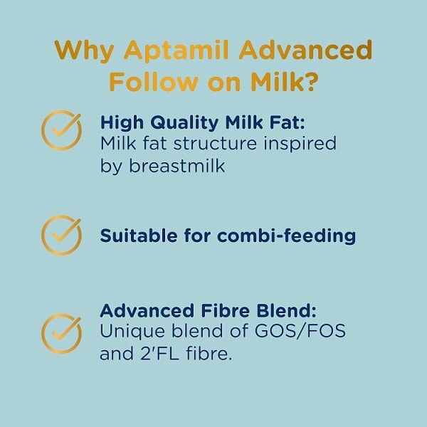 Aptamil 2 Advanced Follow On Baby Milk Formula 6-12 Mth 800G