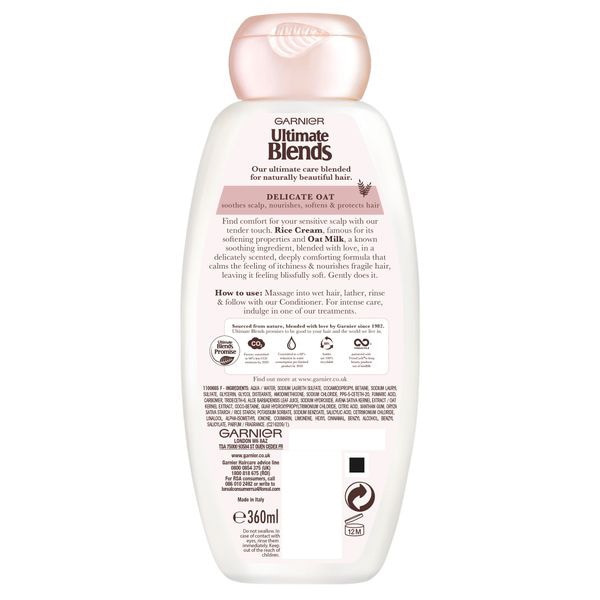 Ultimate Blends Oat Milk Sensitive Scalp Shampoo 360ml