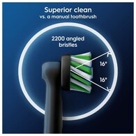 Oral-B Pro Cross Action Black Toothbrush Heads, 2 Counts