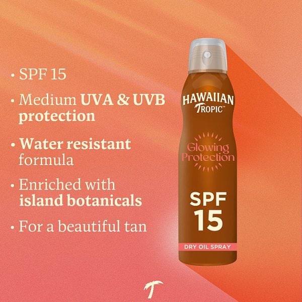 Hawaiian Tropic Continuous Oil Spray SPF15 180ml