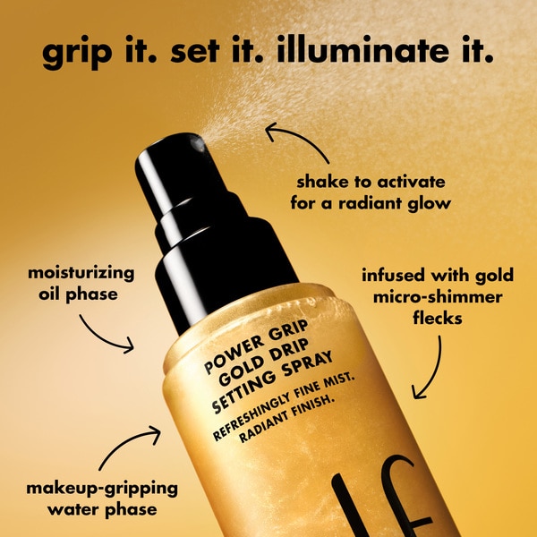 e.l.f. Power Grip Gold Drip Setting Spray
