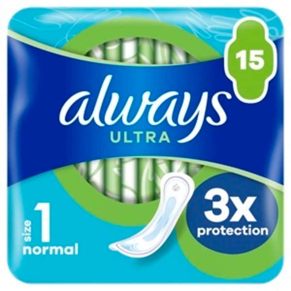 Always Ultra Normal Non-Winged Size 1 13CT