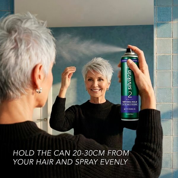 Wella Silvikrin Natural Hold Hairspray, 400 ml