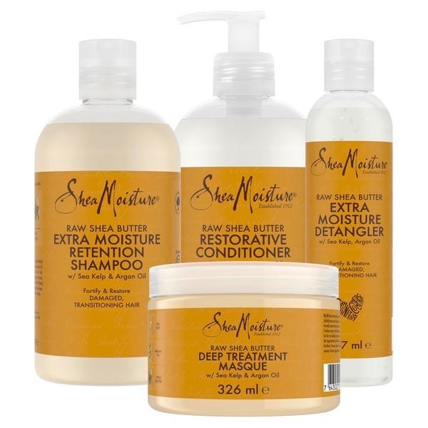 SheaMoisture Restorative Shampooo, Conditioner and Masque Bundle