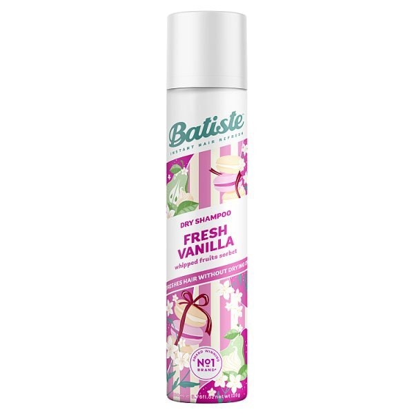 Batiste Dry Shampoo Fresh Vanilla, Dry Hair Shampoo, 200Ml