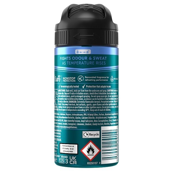 Sure Men Nonstop Invisible Ice Fresh Anti-Perspirant Aerosol 75 ml