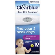 Clearblue Dual Hormone Indicator Digital OvulationTest-10PK