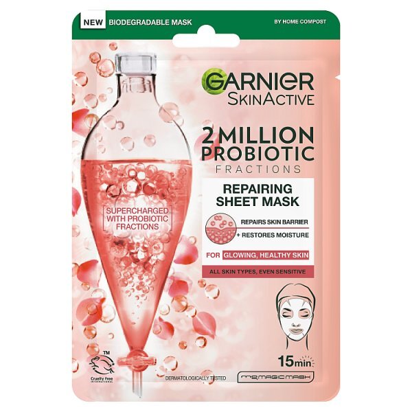 Garnier SkinActive Probiotic Repairing Sheet Mask with 2M Fractions