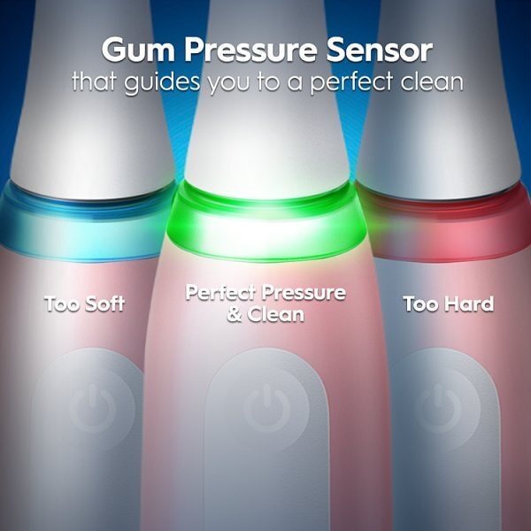 Oral-B iO3 Blush Pink Electric Toothbrush + Travel Case