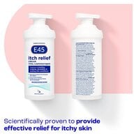 E45 Itch Relief Cream for Itchy, Irritated Skin & Eczema - 500g