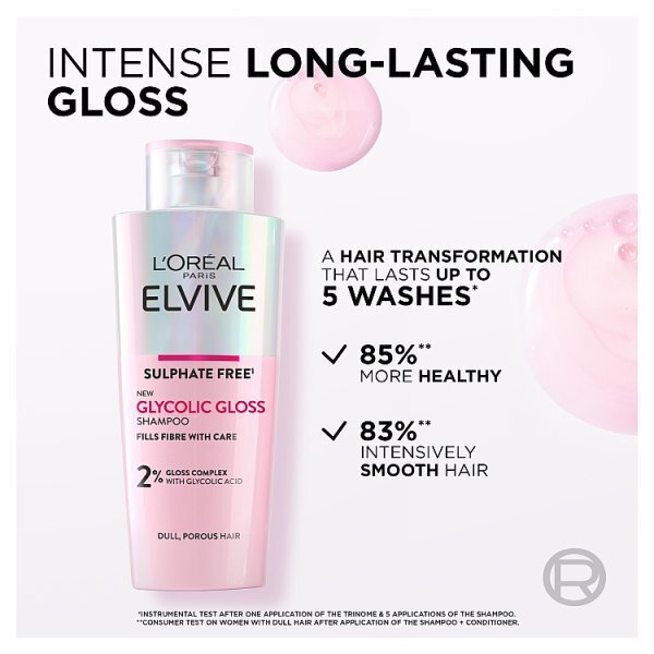 L'Oréal Paris Elvive Glycolic Gloss Shampoo 200ml