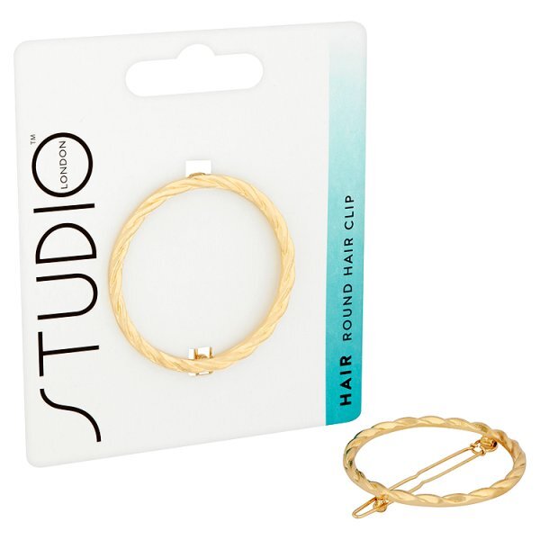 DNRAD Superdrug Studio Gold Circle Hair Clip
