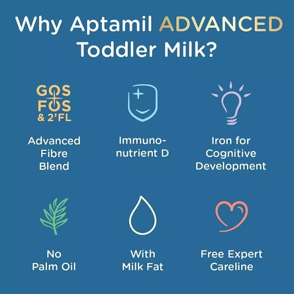 Aptamil 3 Advanced Toddler Milk Powder Formula 1-3 Yrs 800G