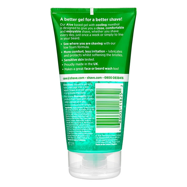 King of Shaves Alpha Shave Gel Sens Cool Menthol 150ml