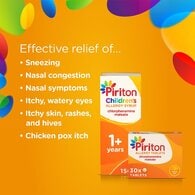 Piriton Allergy Relief Tablets Antihistamine Tablets 30s